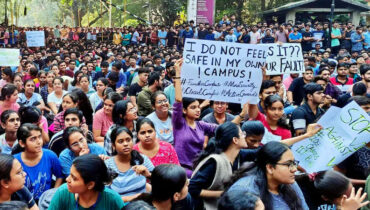 ഐഐടി ക്യാംപസിൽ വിദ്യാർഥിയെ ചുംബിച്ചു, നഗ്നയാക്കി ചിത്രങ്ങൾ പകർത്തി; അക്രമത്തിൽ പ്രതിഷേധം, സുരക്ഷ ശക്തമാക്കി