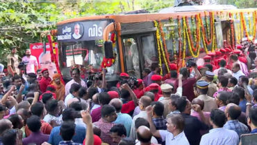 കാനത്തിന്റെ മൃതദേഹവുമായി വിലാപയാത്ര ജന്മനാട്ടിലേക്ക്; അവസാനമായി കാണാന്‍ വഴിയരികില്‍ കാത്ത് നിന്ന് ആളുകള്‍